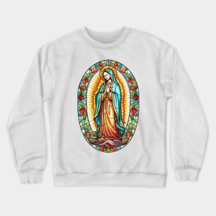 La Virgen Maria La Virgen de Guadalupe Crewneck Sweatshirt